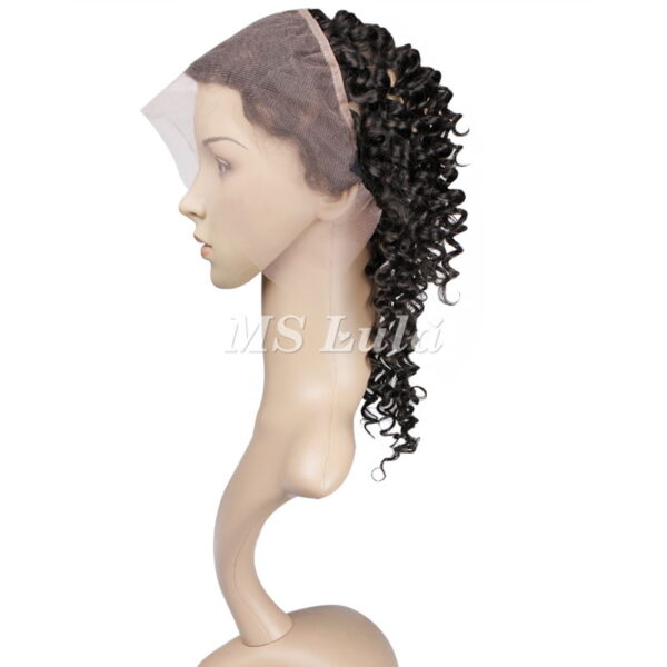 Virgin Hair Deep Wave 360 Lace Frontal Closure 13.5x4x2 With Elastic Band - Image 3